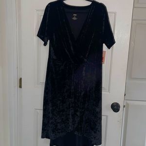 Velvet Black Classy Dress